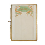 Brass And Glass Photo Frame