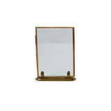 Brass and Glass Horizontal and Vertical Frame
