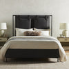 Leigh Upholstered Bed - San Remo Ash