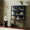 Spencer Curio Cabinet - Drifted Matte Black