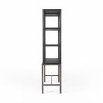 Spencer Curio Cabinet - Drifted Matte Black