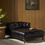 Dylan Chaise Lounge - Rider Black