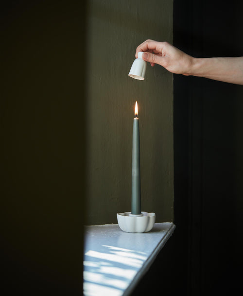 Ceramic Fleur Candle Snuffer