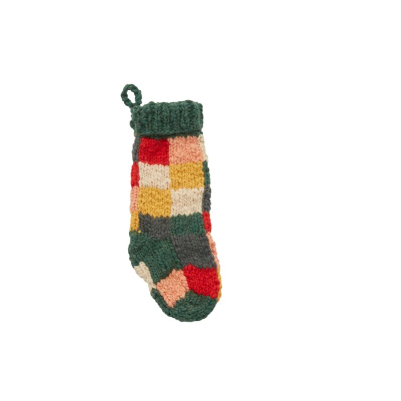 Checkered Cottage Stocking