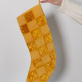 Checkmate Ochre Stocking