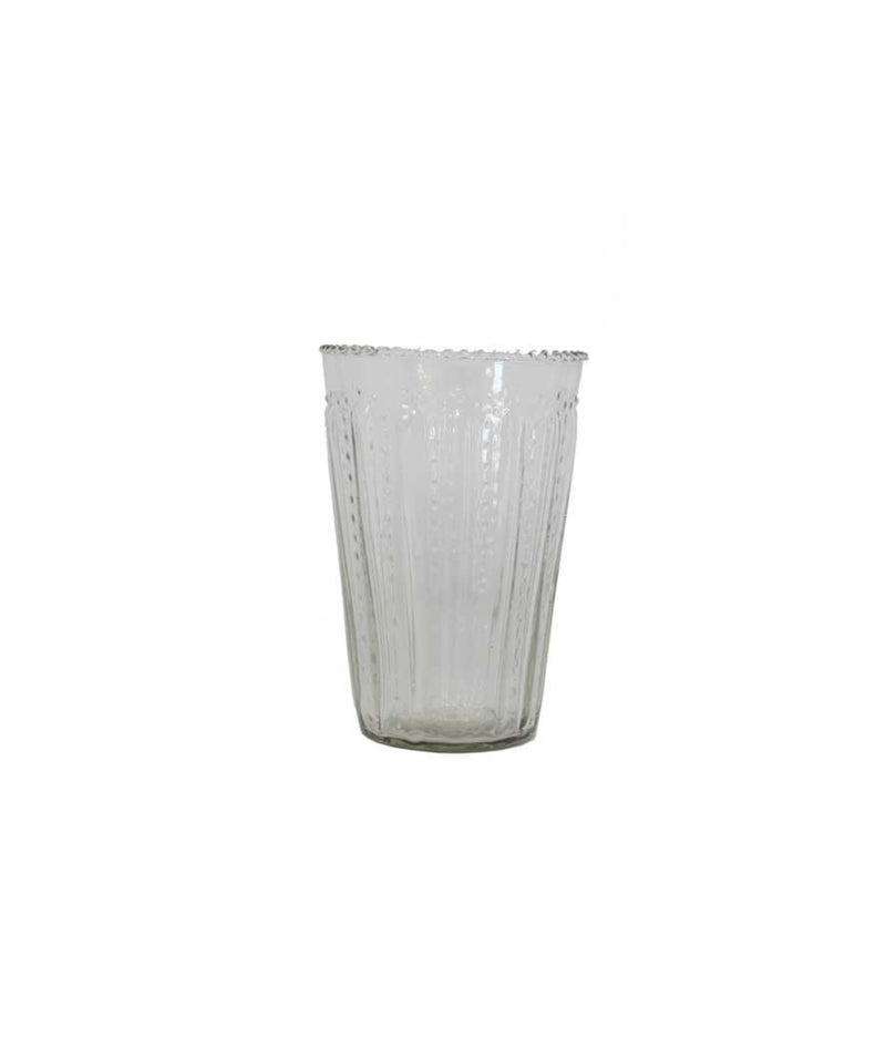 Clear Ruffle Glass