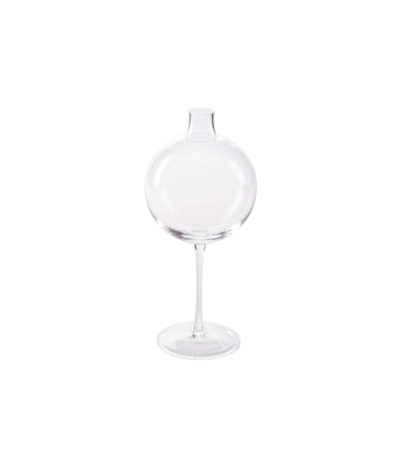 Clear Wine Glass Vase