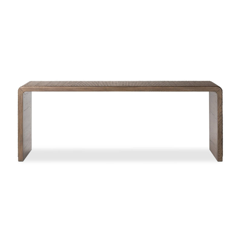 Leo Console Table - Rustic Grey