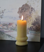 Custom Beeswax Pillar Candle- Tall