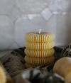 Custom Beeswax Pillar Candle- Short