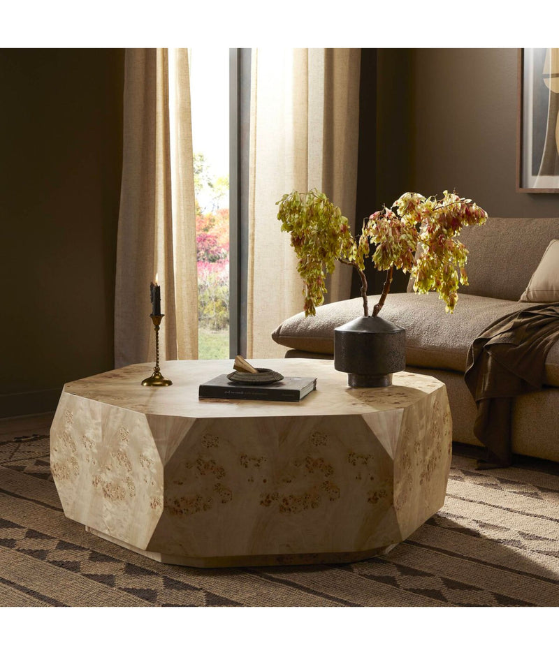 Elena Coffee Table - Light Burl