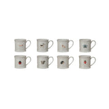 8 oz. Embossed Stoneware Mug