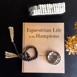 Wood Bead Garland w/Jute Tassels
