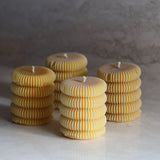 Custom Beeswax Pillar Candle- Short