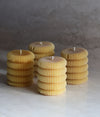 Custom Beeswax Pillar Candle- Short