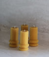 Custom Beeswax Pillar Candle- Tall
