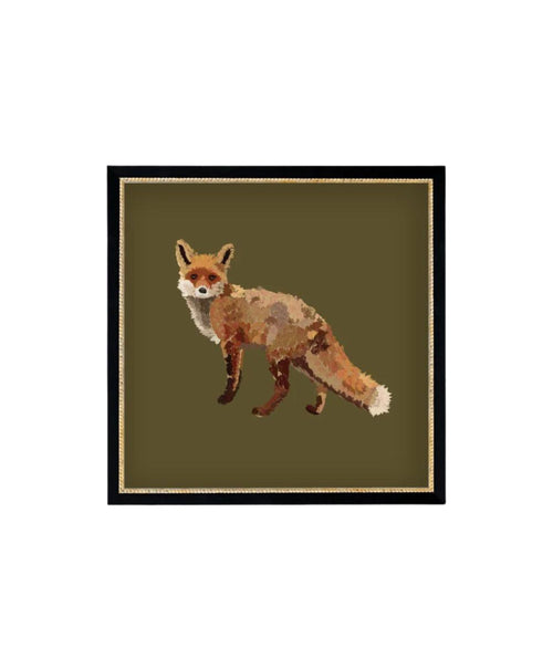 Fox Closeup Framed Art