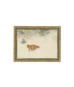 Fox In Winter Framed Art