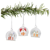 Frosty Abode Snow Globe Ornament