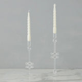Clear Glass Candlestick