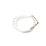 Glass Beads Frosted White