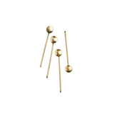Gold Thin Spoons, Set of 4