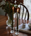 Green 10" Beeswax Taper Candles