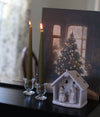 Green 10" Beeswax Taper Candles