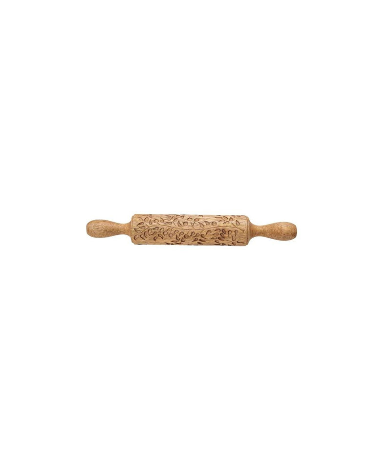 Hand Carved Wood Rolling Pin
