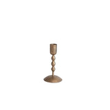 Antique Brass Hand-Forged Iron Taper Holders