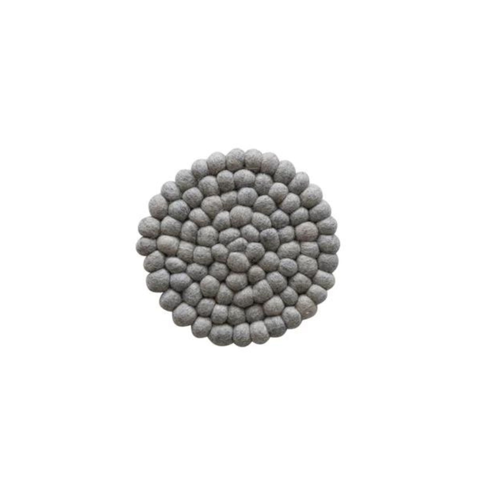 Handmade Wool Felt Ball Trivet