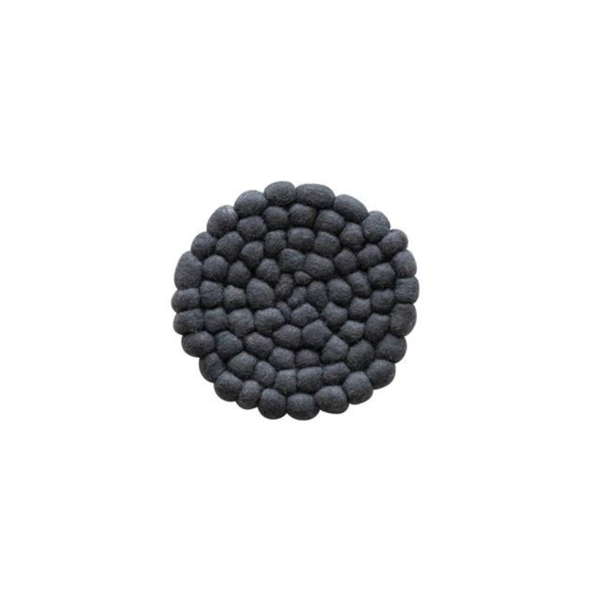 Handmade Wool Felt Ball Trivet