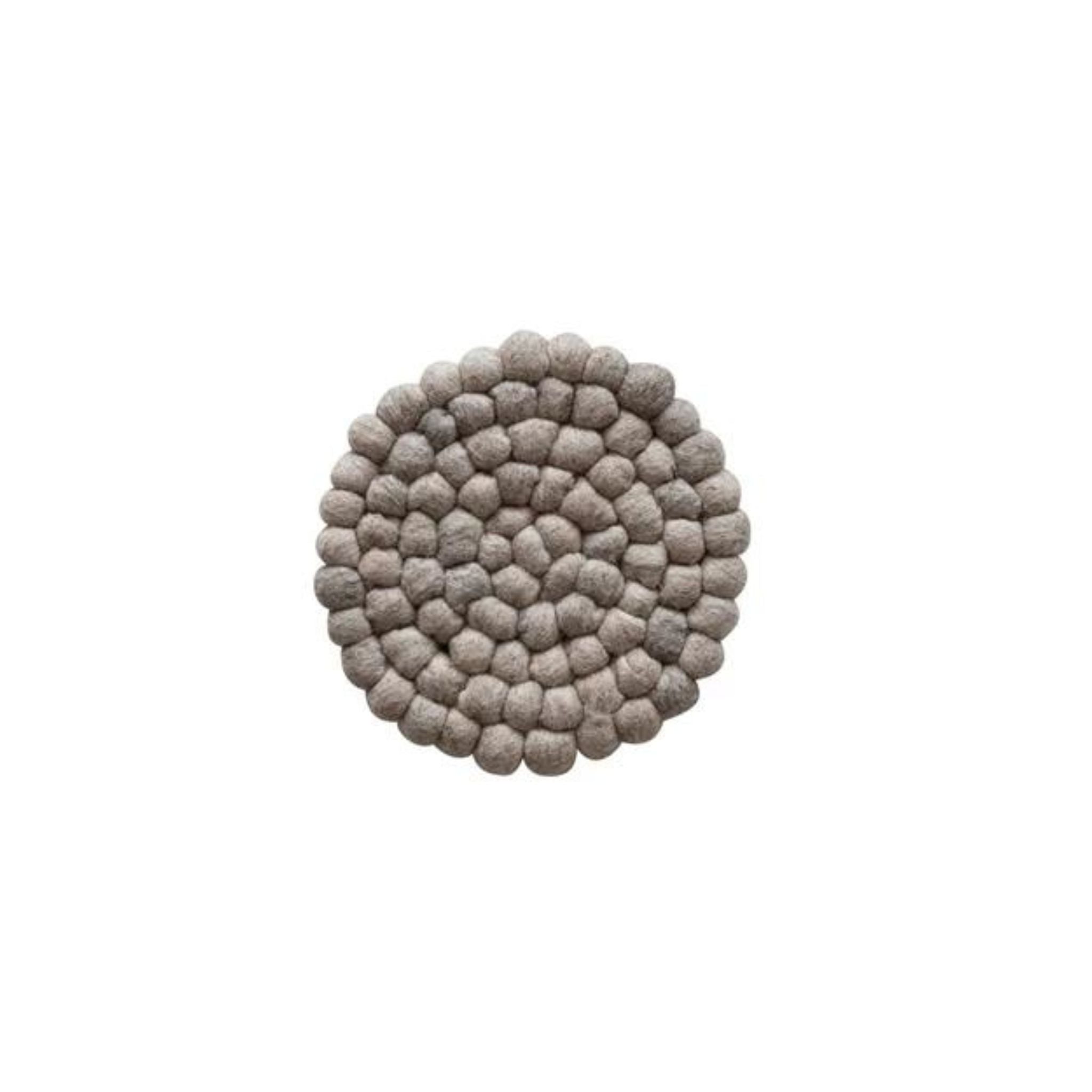 Handmade Wool Felt Ball Trivet