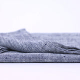 Heather Blue Linen Bath Towel