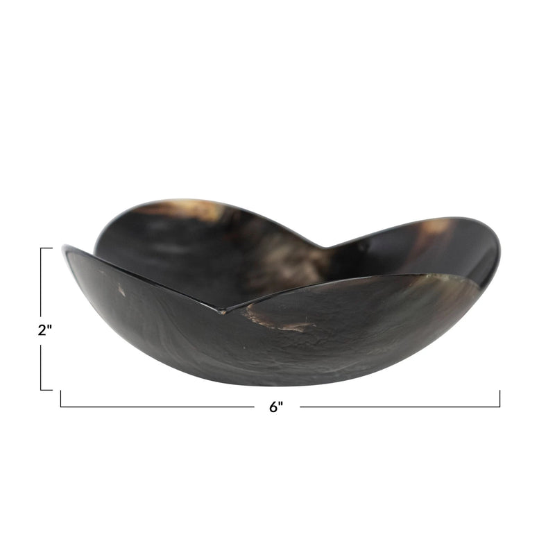 Horn Flower Shaped Bowl