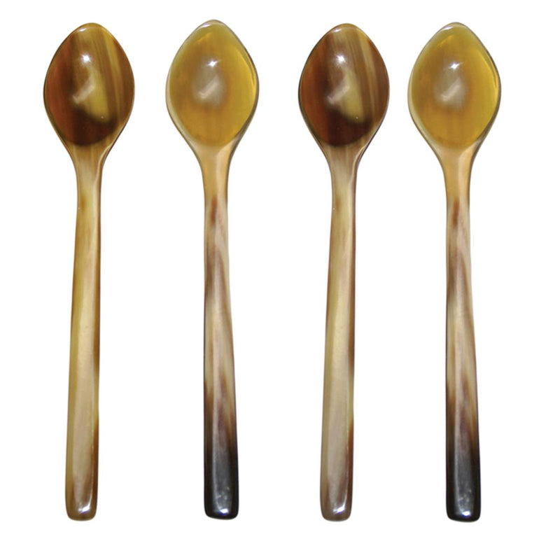 Horn Spoons, Set of 4,