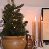 10" Unscented Cream Taper Candle