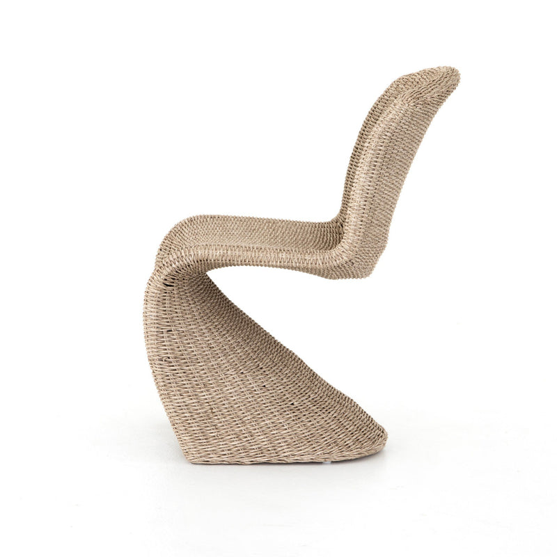 Portia Outdoor Dining Chair - Vintage White