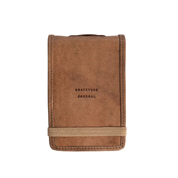 Mini Gratitude Leather Journal