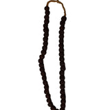 Recycled Glass Beads Brown Sm