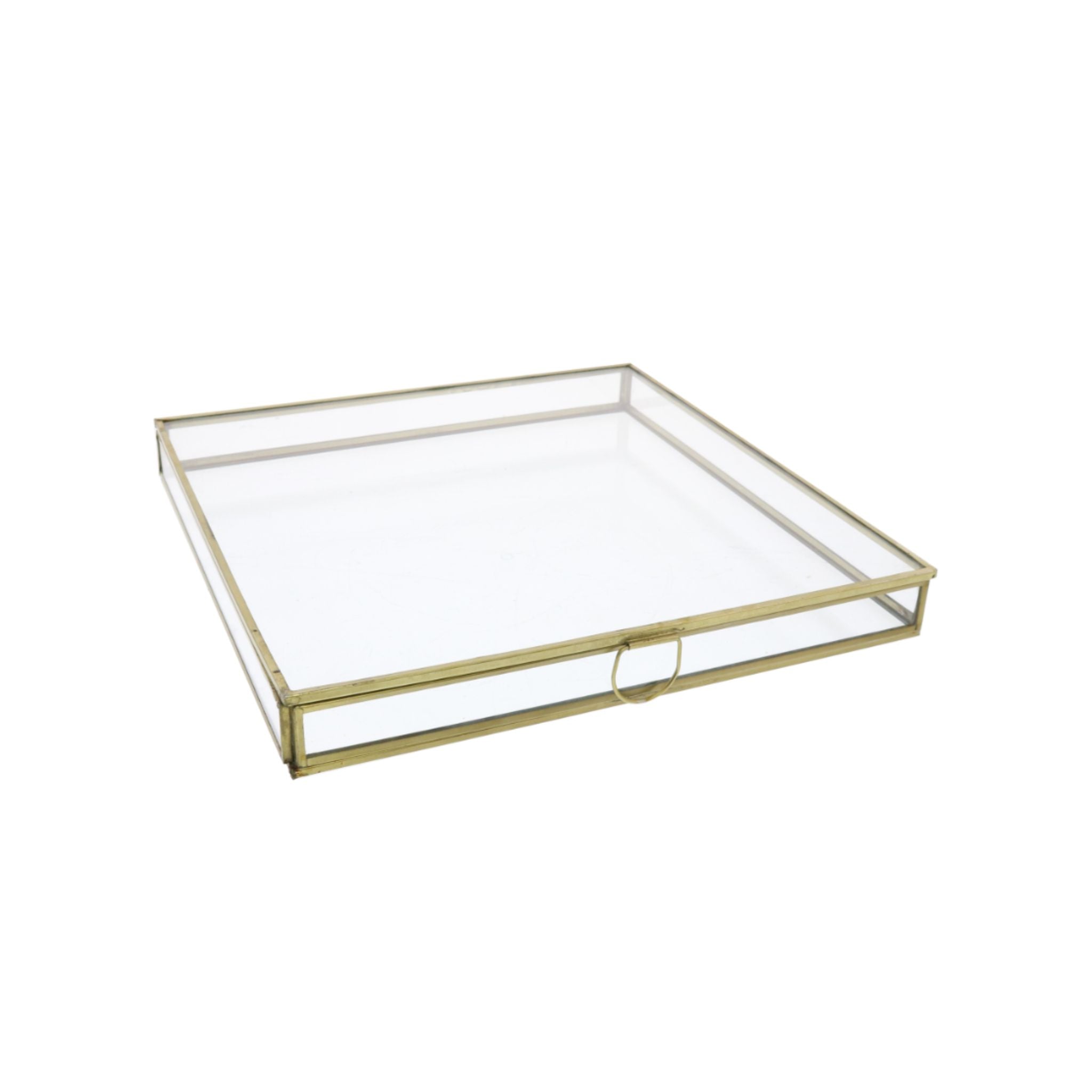 Monroe Flat Square Glass Box
