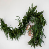 Norfolk & Cypress Mix Real Touch Faux Garland 6ft