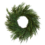 Norfolk & Cypress Real Touch Mix Wreath