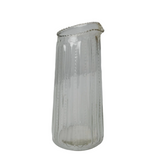 Ruffle Glass Lines Carafe