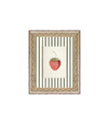Strawberries on Stripes Framed Artwork
