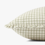 Ivory / Moss Pillow