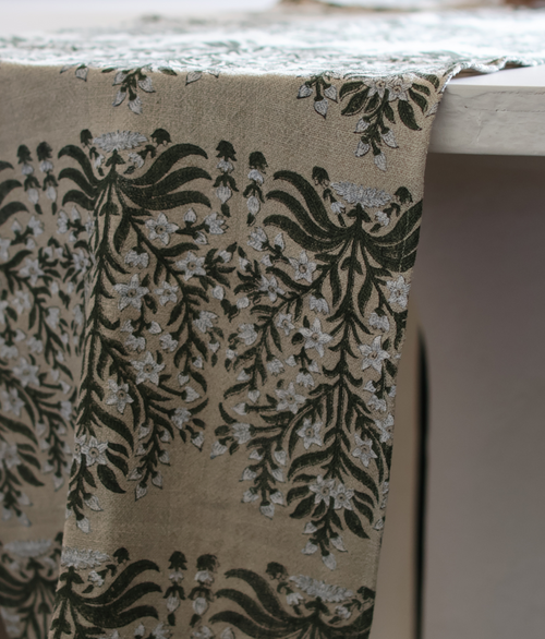 Linen Fabric Table Runner - 16" x 79"