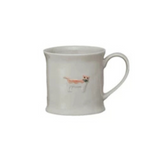 8 oz. Embossed Stoneware Mug