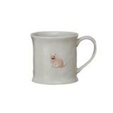 8 oz. Embossed Stoneware Mug