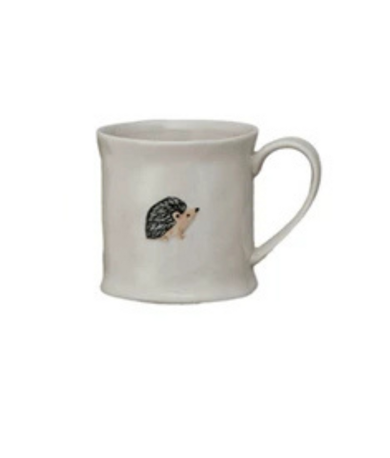 8 oz. Embossed Stoneware Mug